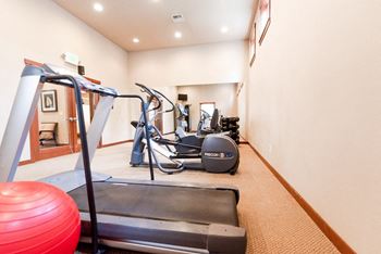 Gym with exercise equipment's